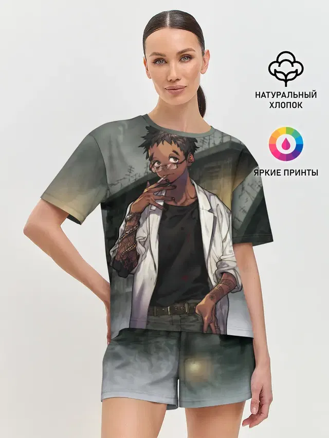 Женская пижама с шортами