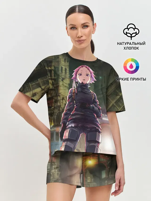 Женская пижама с шортами