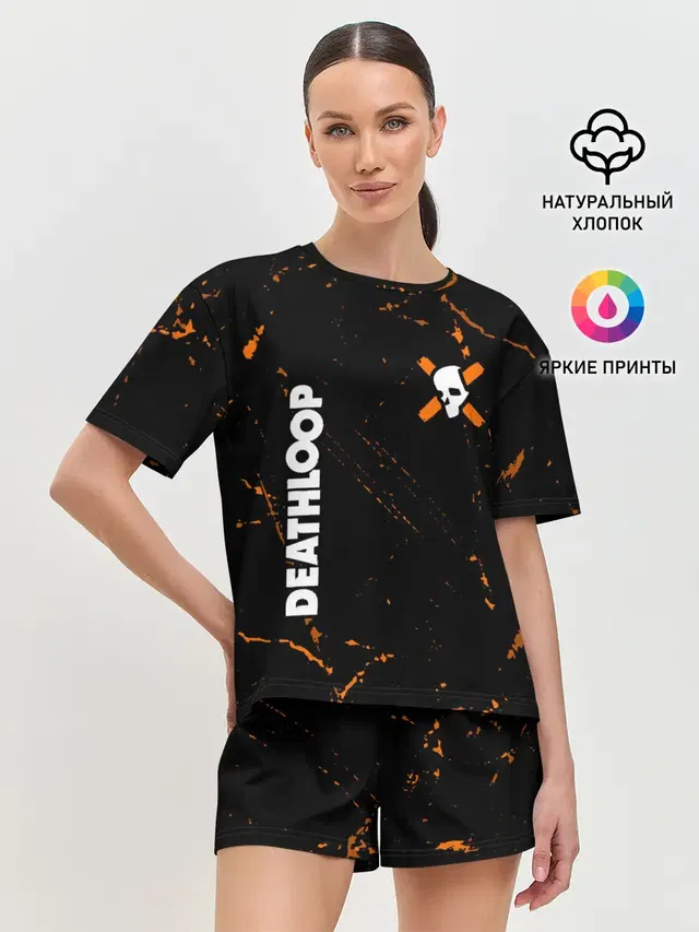 Женская пижама с шортами