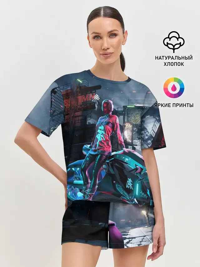 Женская пижама с шортами