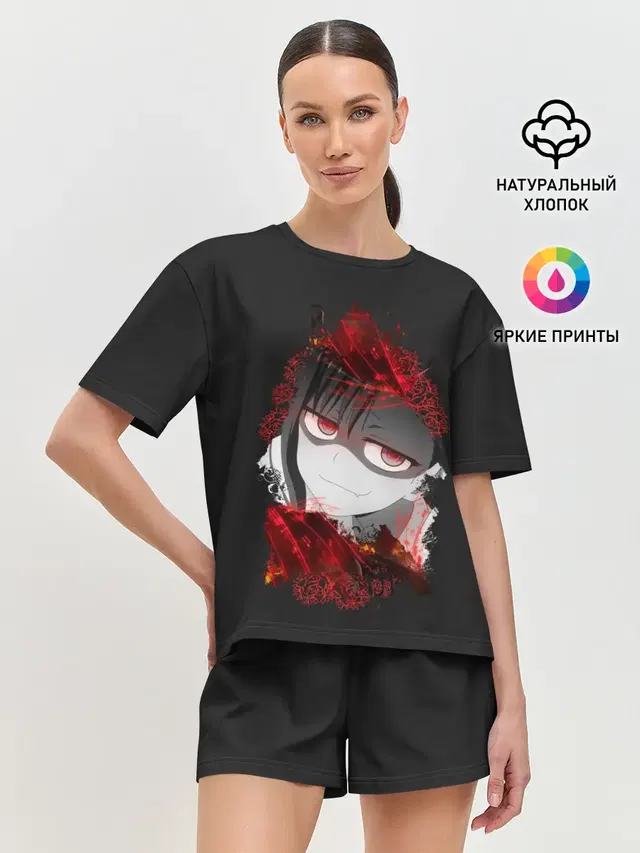Женская пижама с шортами