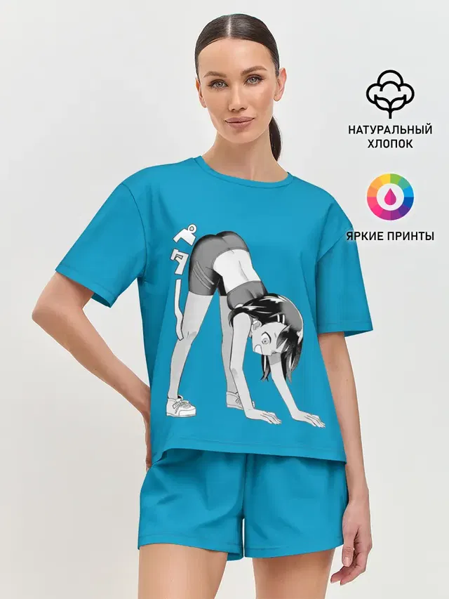 Женская пижама с шортами