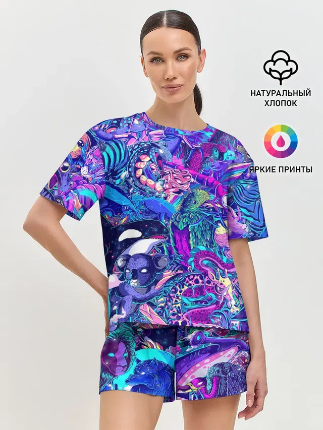 Женская пижама с шортами