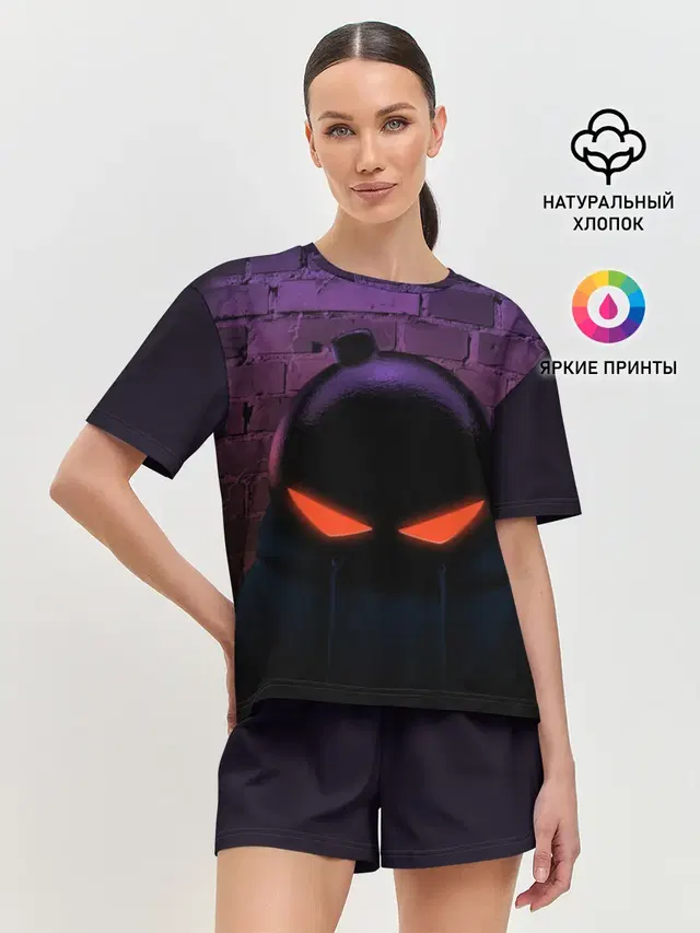 Женская пижама с шортами