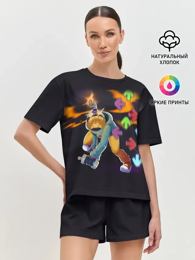 Женская пижама с шортами