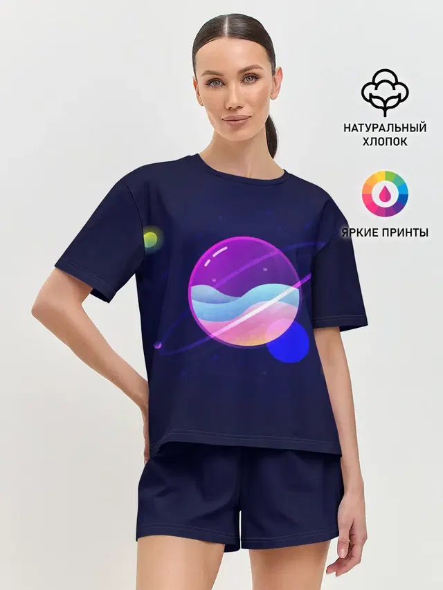 Женская пижама с шортами