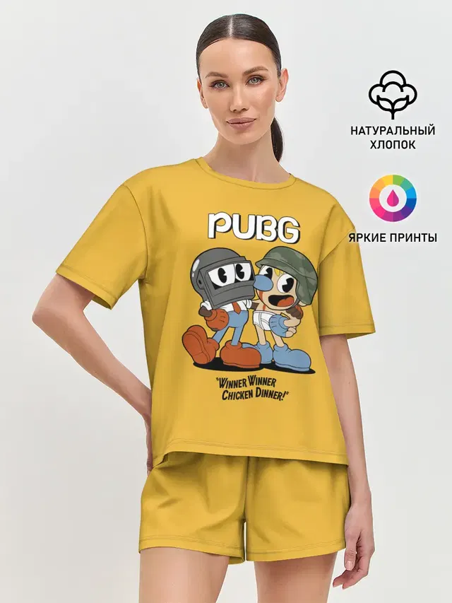 Женская пижама с шортами