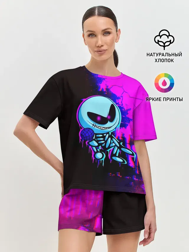 Женская пижама с шортами