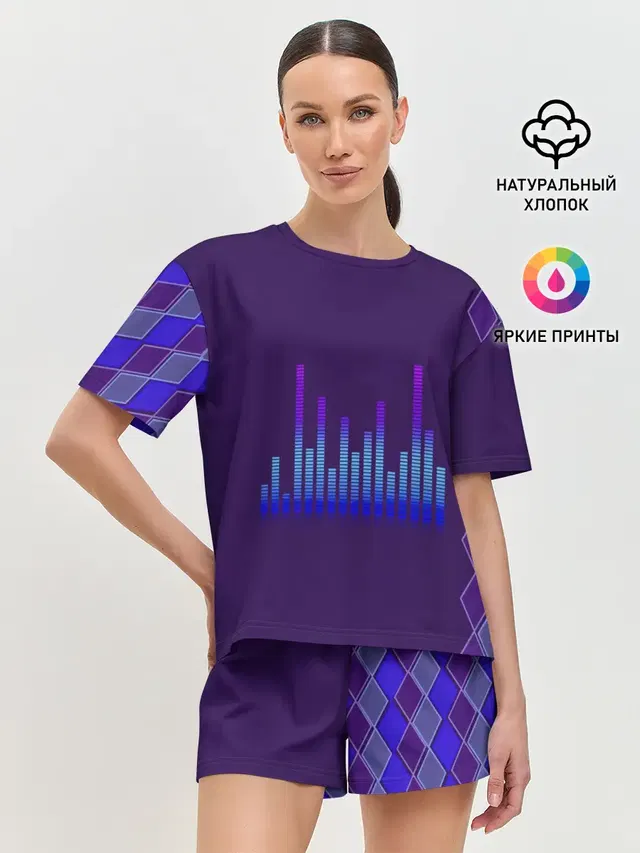 Женская пижама с шортами