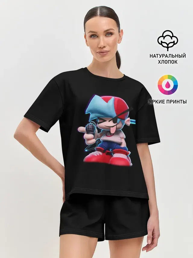 Женская пижама с шортами