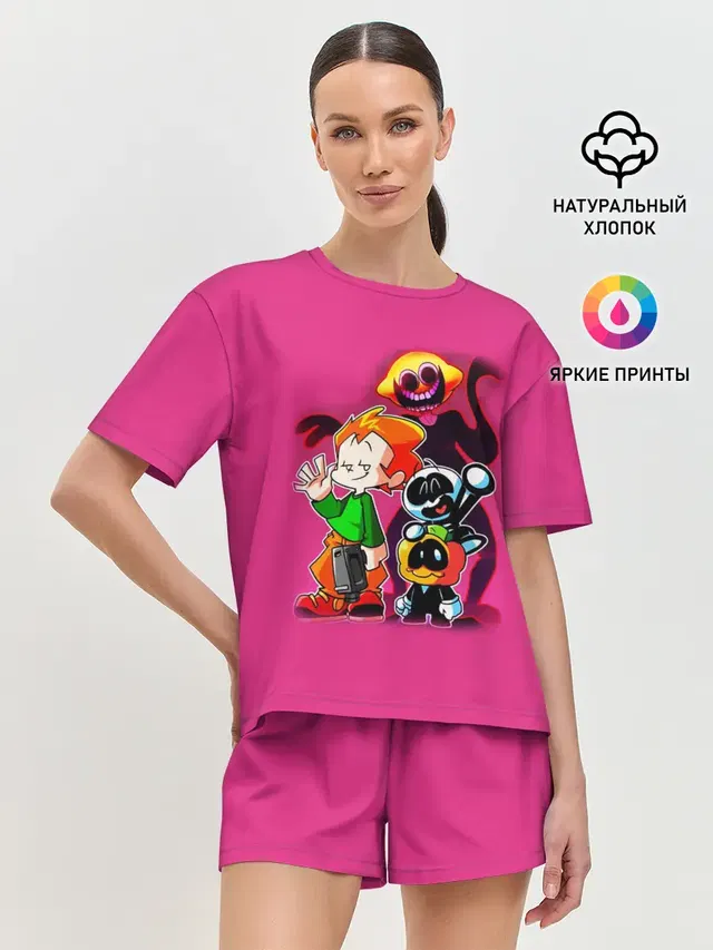 Женская пижама с шортами
