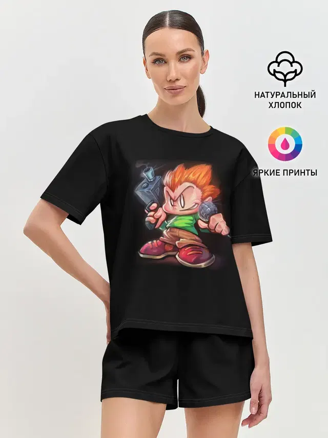 Женская пижама с шортами