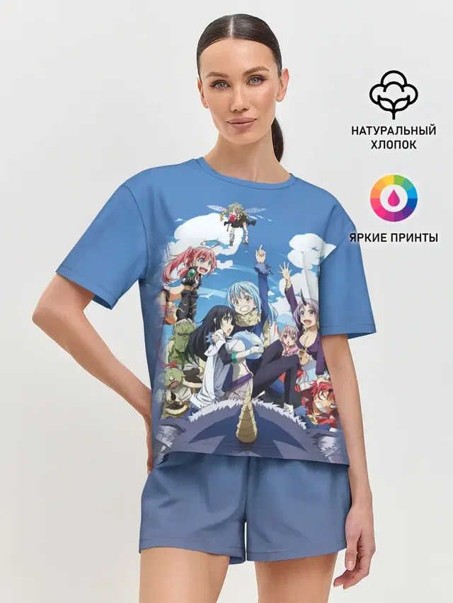 Женская пижама с шортами