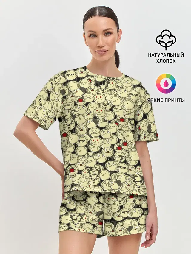 Женская пижама с шортами