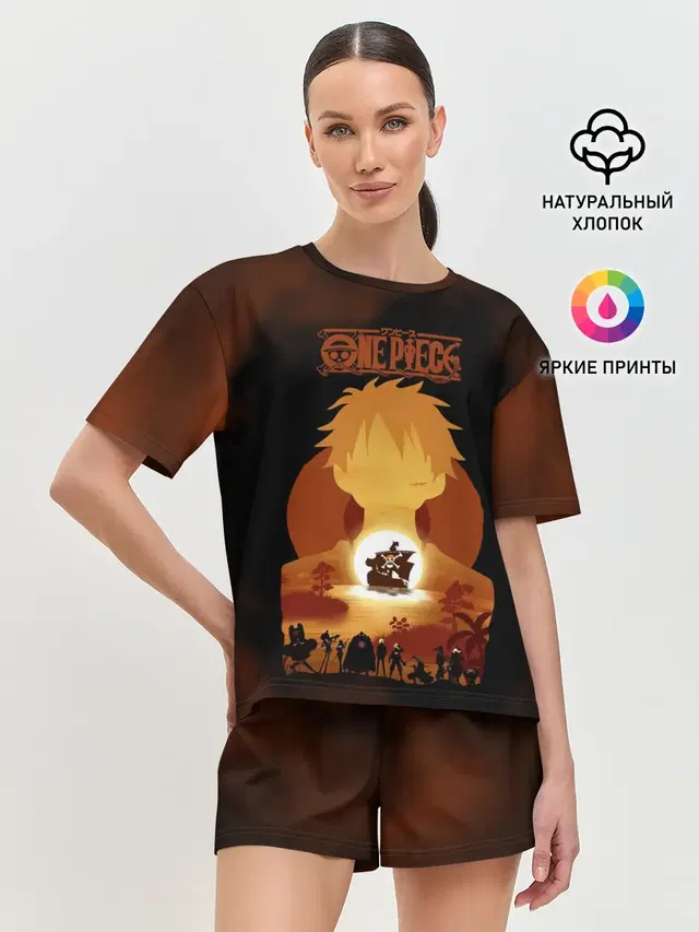Женская пижама с шортами
