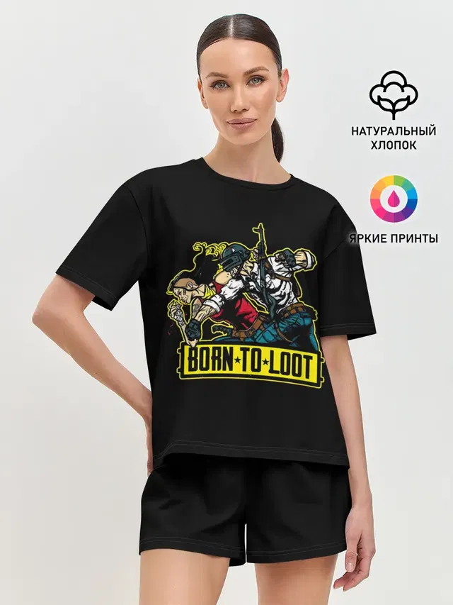 Женская пижама с шортами
