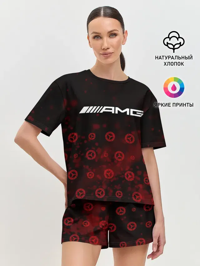 Женская пижама с шортами