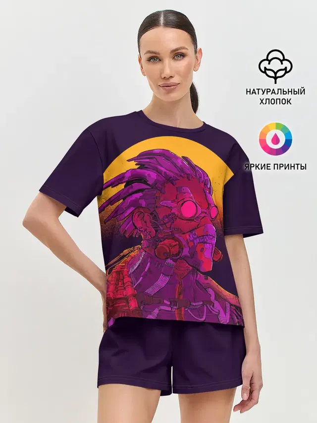 Женская пижама с шортами