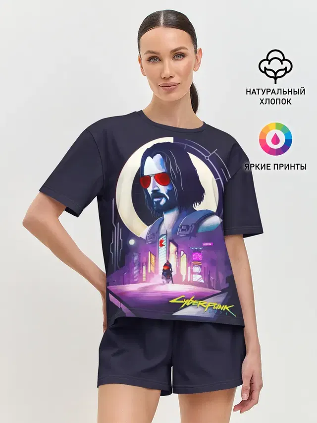 Женская пижама с шортами