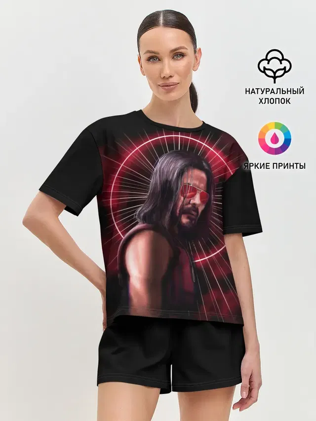 Женская пижама с шортами