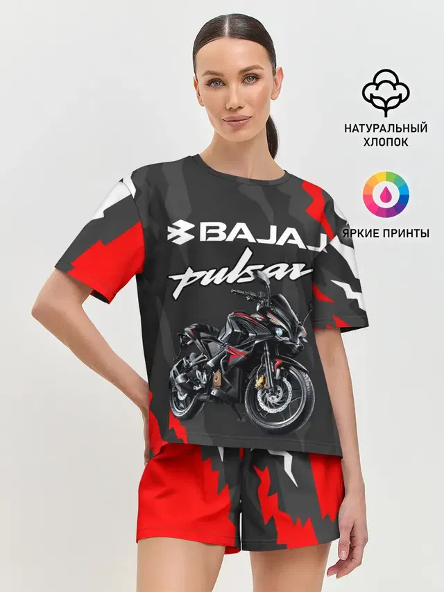 Женская пижама с шортами