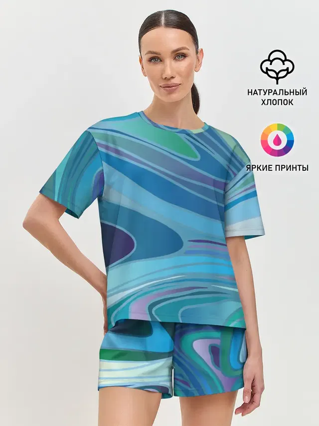 Женская пижама с шортами