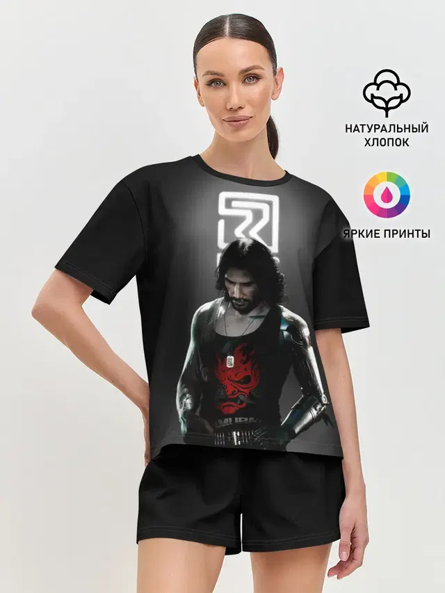 Женская пижама с шортами