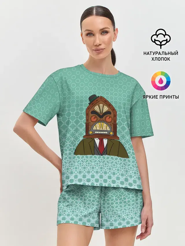 Женская пижама с шортами