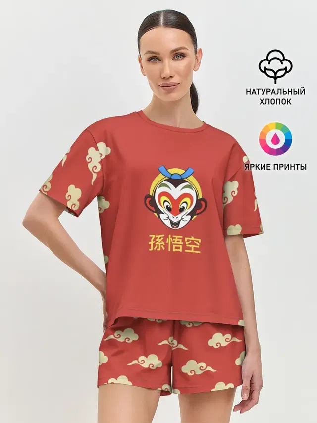 Женская пижама с шортами