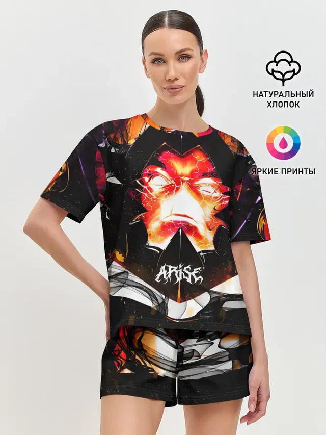 Женская пижама с шортами