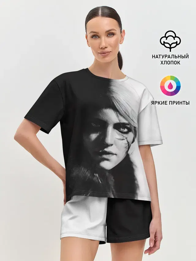 Женская пижама с шортами