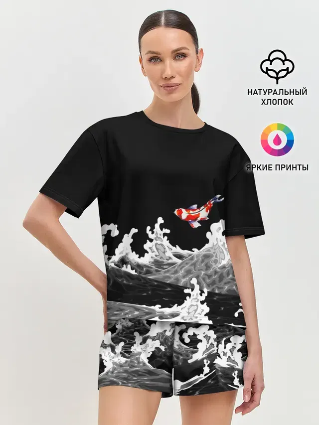 Женская пижама с шортами