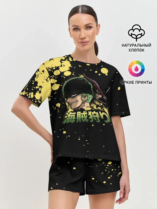 Женская пижама с шортами