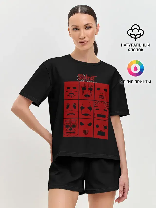 Женская пижама с шортами