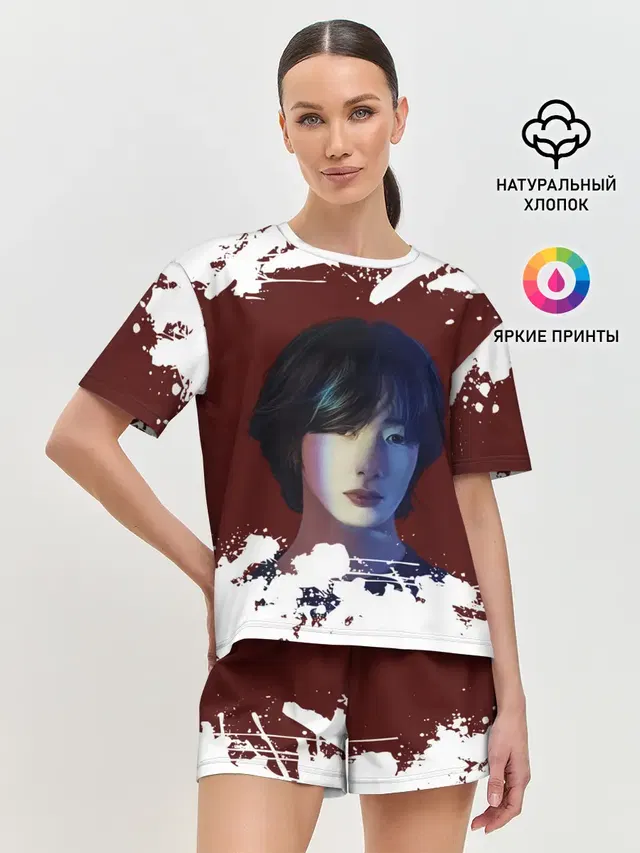 Женская пижама с шортами