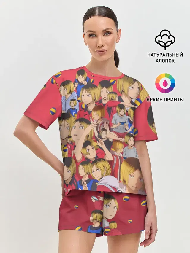Женская пижама с шортами