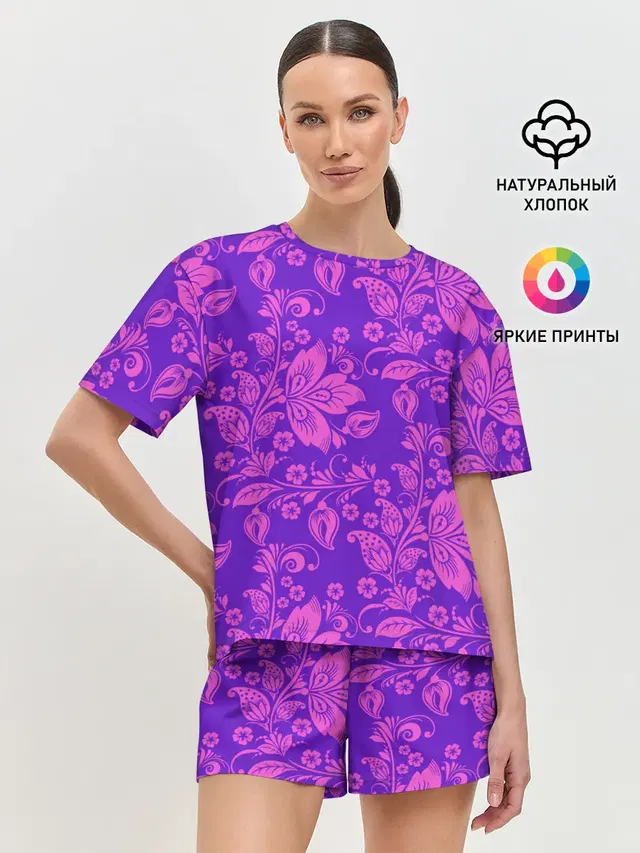Женская пижама с шортами