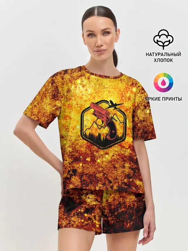 Женская пижама с шортами