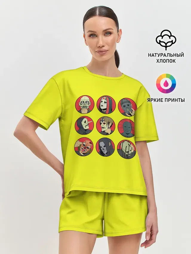 Женская пижама с шортами