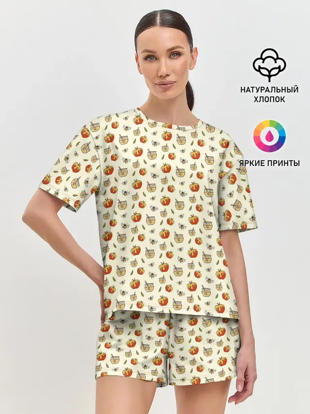 Женская пижама с шортами