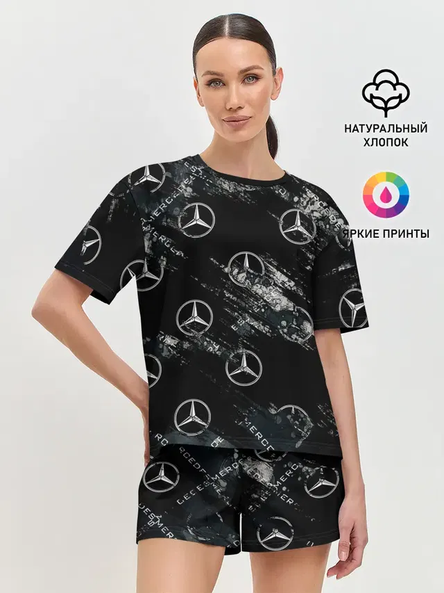 Женская пижама с шортами
