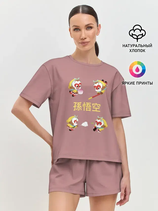 Женская пижама с шортами