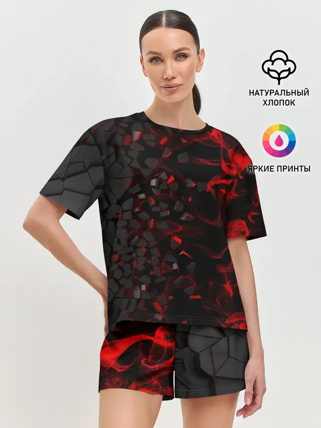 Женская пижама с шортами