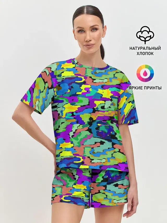 Женская пижама с шортами