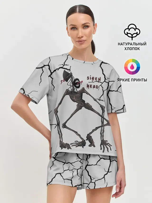 Женская пижама с шортами