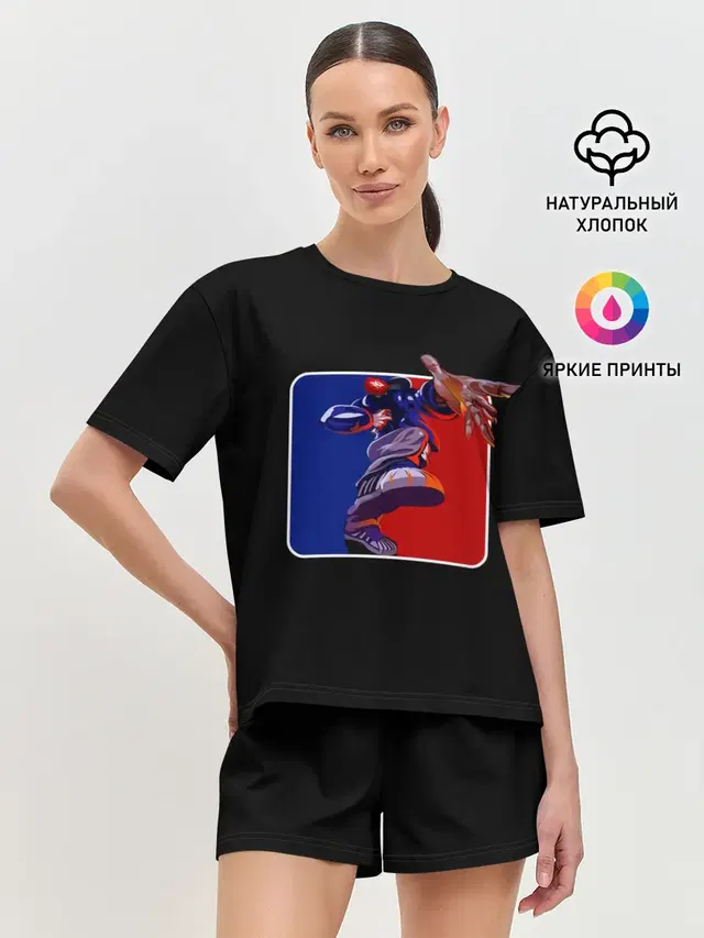 Женская пижама с шортами