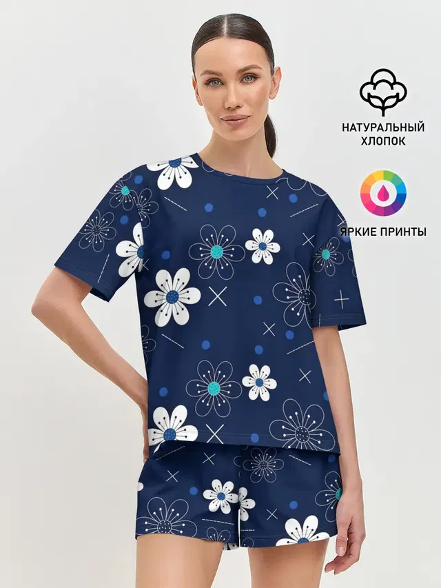 Женская пижама с шортами