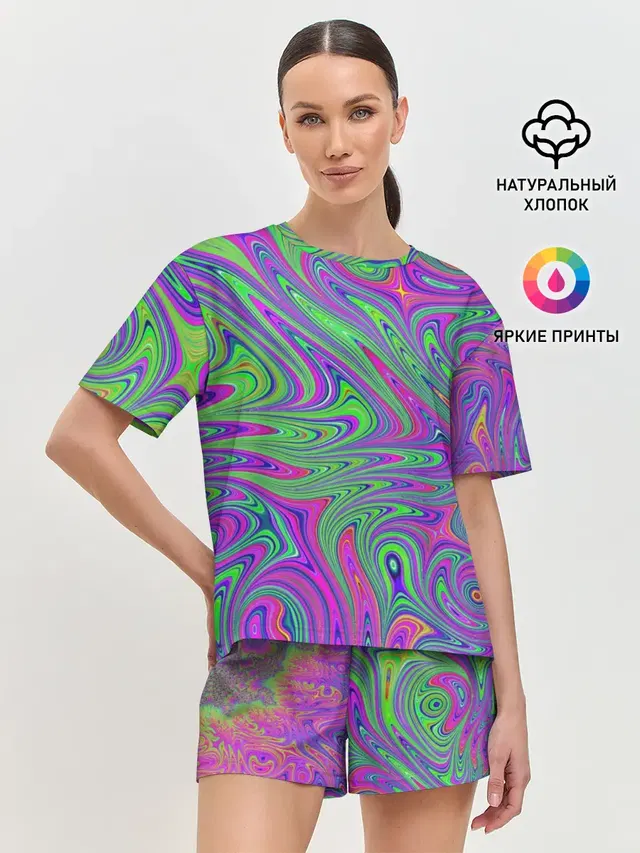 Женская пижама с шортами