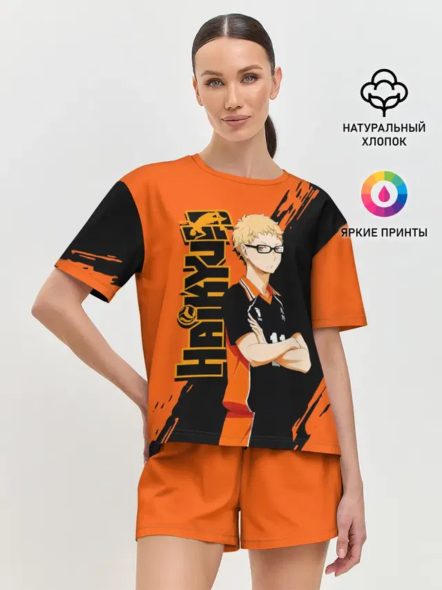 Женская пижама с шортами