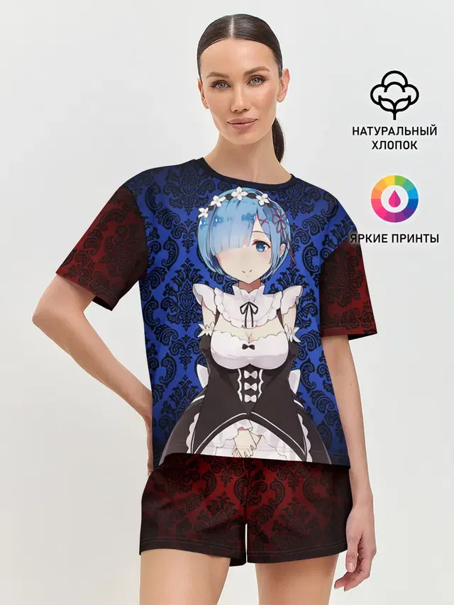 Женская пижама с шортами